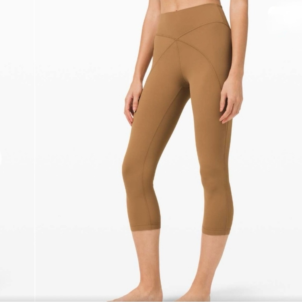 lululemon athletica Brown High-Waist Performance Leggings